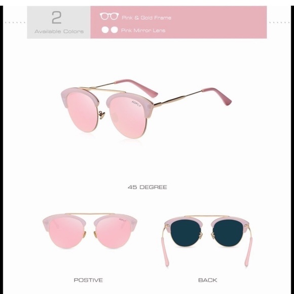 Women’s Mirrored Sunglasses - Picture 3 of 3